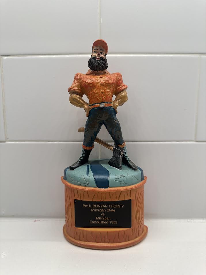 Medium Paul Bunyan Trophy — Rivalry Trophy
